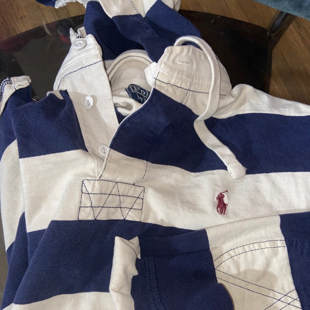 Ralph Lauren Polo hooded shirt used.**on hold**